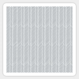 Herringbone Grey 2 Sticker